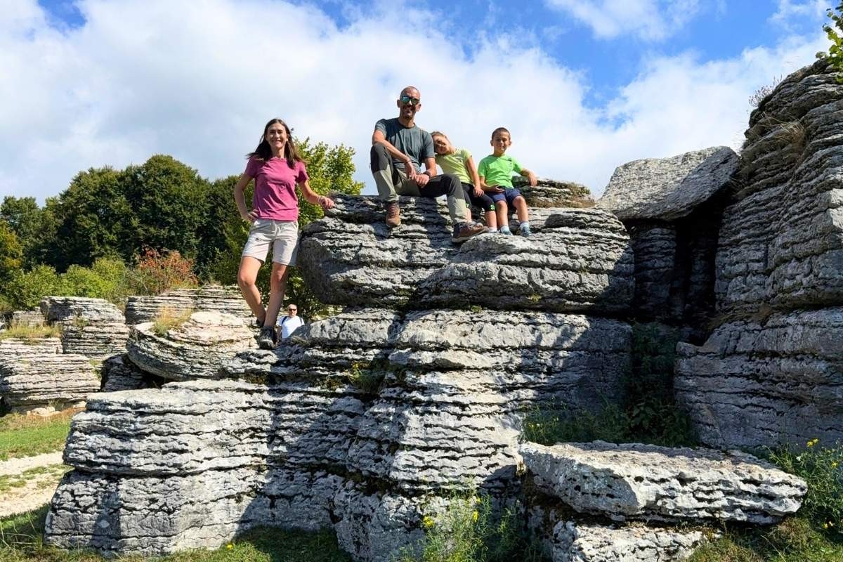 Valle delle Sfingi con bambini